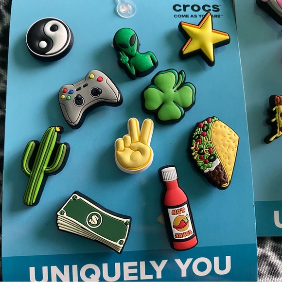 Jibbitz Accessories Crocs Jibbitz Shoe Charms Nwt Alien Cactus Hot